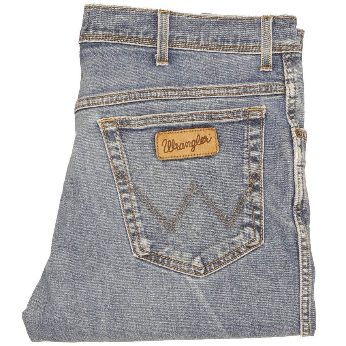 Wrangler Men Blue Straight Regular Jeans W36 L31