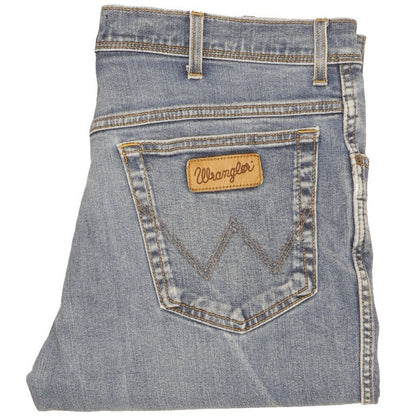 Wrangler Men Blue Straight Regular Jeans W36 L31