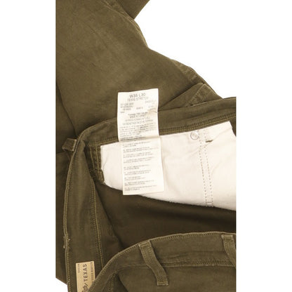 Wrangler Texas Men Green Straight Regular Stretch Jeans W35 L30