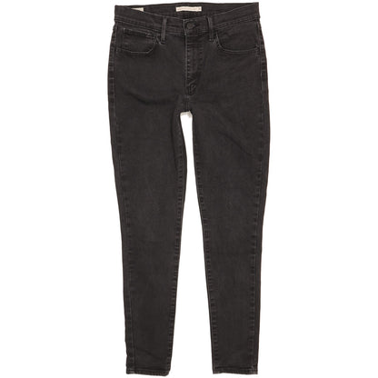 Levi's 720 Black Skinny Slim Stretch Jeans High Waisted W30 L28