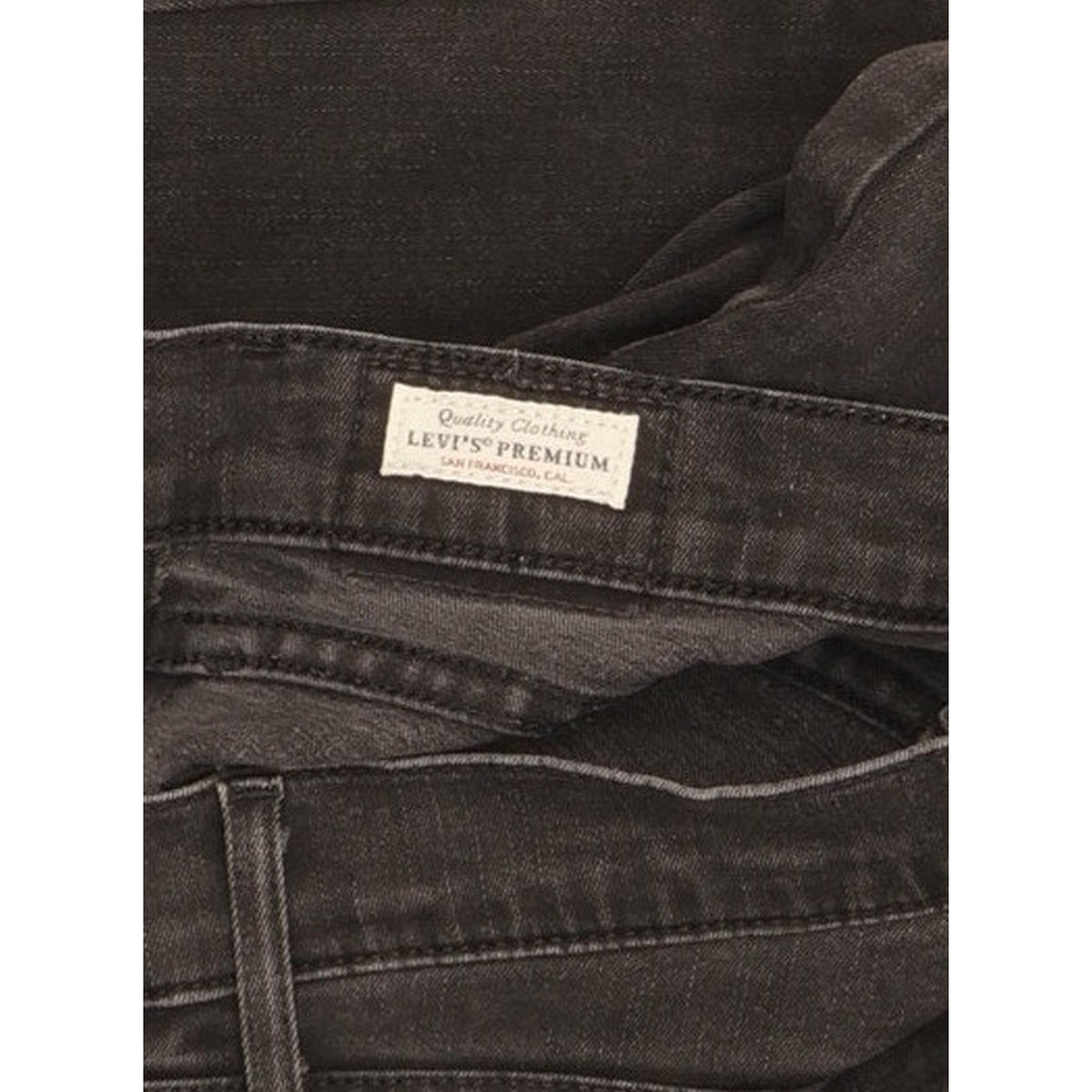 Levi's 720 Black Skinny Slim Stretch Jeans High Waisted W30 L28