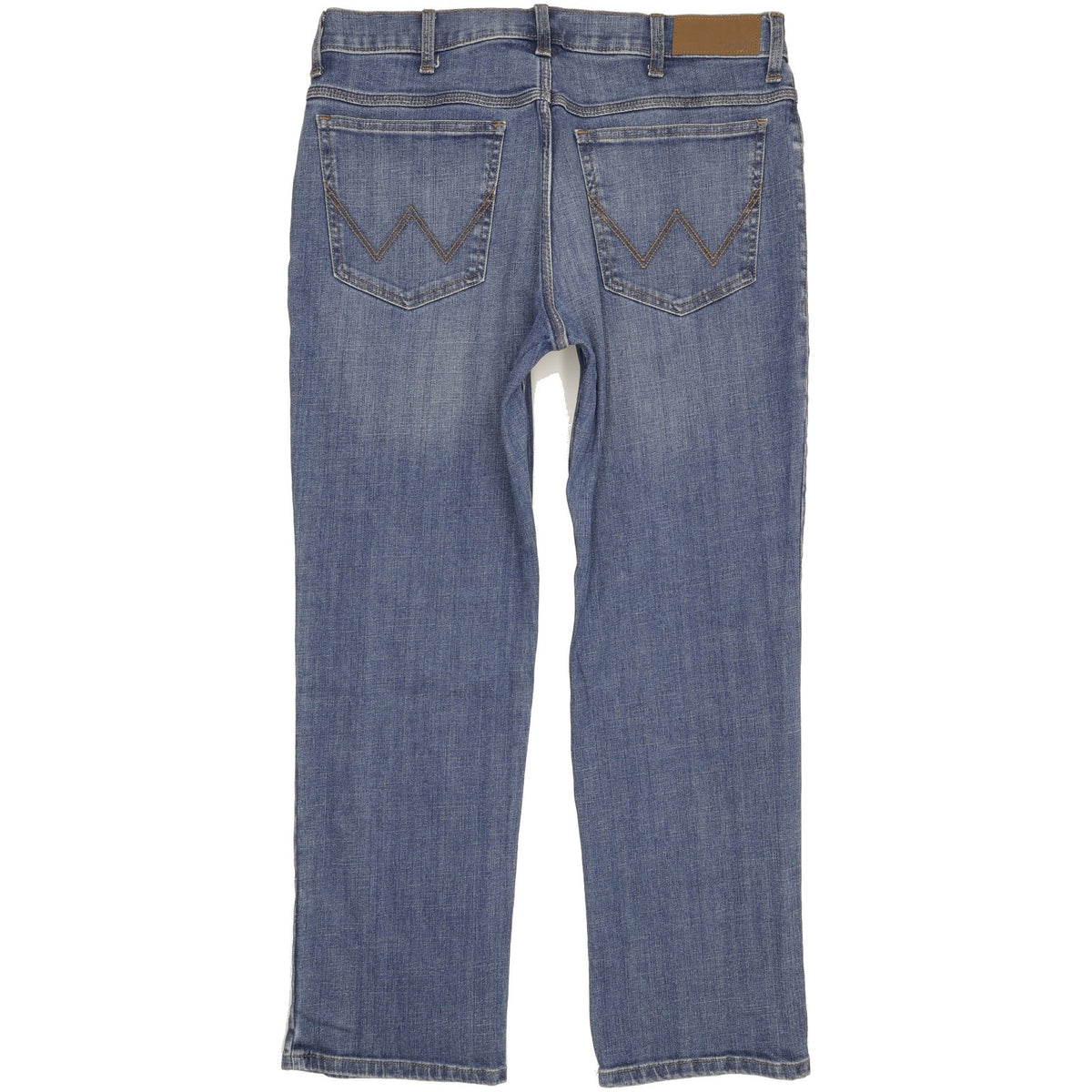 Wrangler Men Blue Straight Regular Stretch Jeans W36 L29