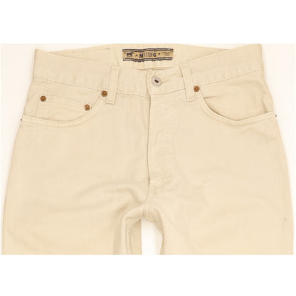 Mustang Oregon Men Beige Straight Regular Jeans W30 L33