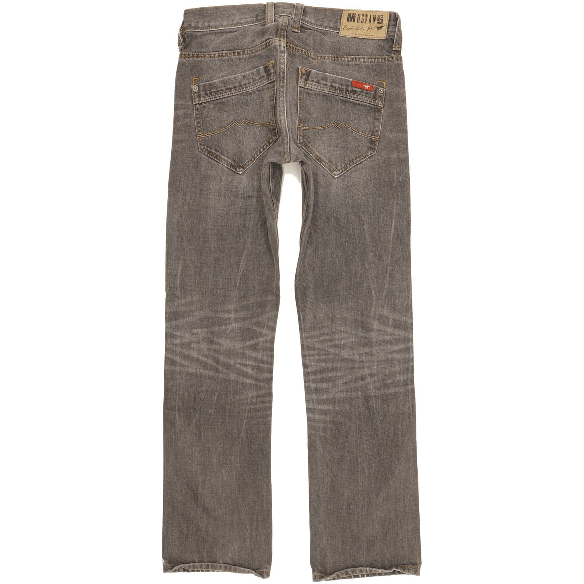 Mustang New Oregon Men Grey Straight Regular Jeans W30 L31