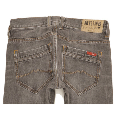 Mustang New Oregon Men Grey Straight Regular Jeans W30 L31