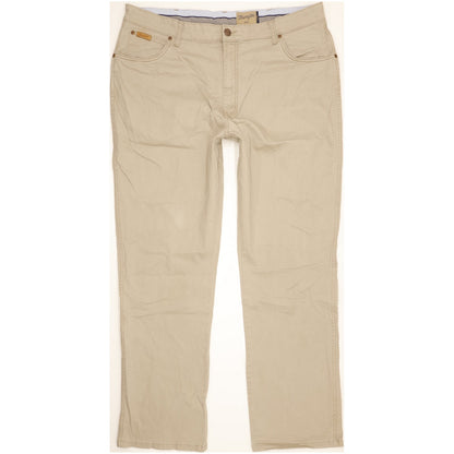 Wrangler Texas Men Beige Straight Regular Stretch Jeans W40 L32