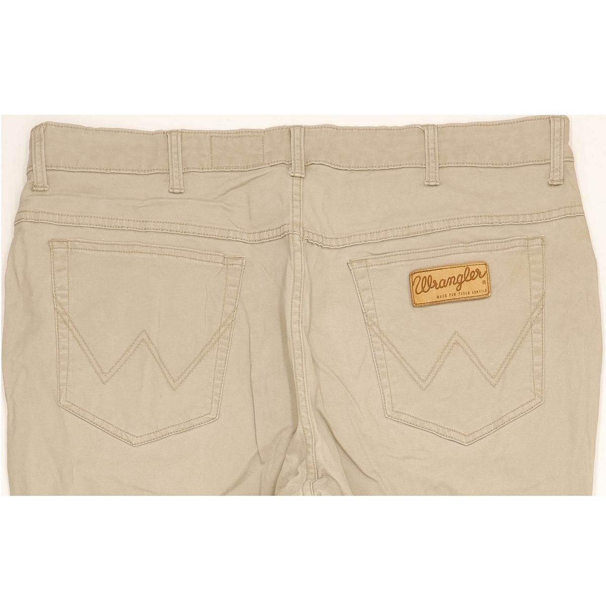 Wrangler Texas Men Beige Straight Regular Stretch Jeans W40 L32