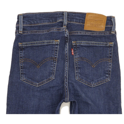 Levi's 724 Women Blue Straight Slim Stretch Jeans W26 L30