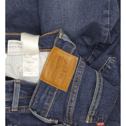 Levi's 724 Women Blue Straight Slim Stretch Jeans W26 L30