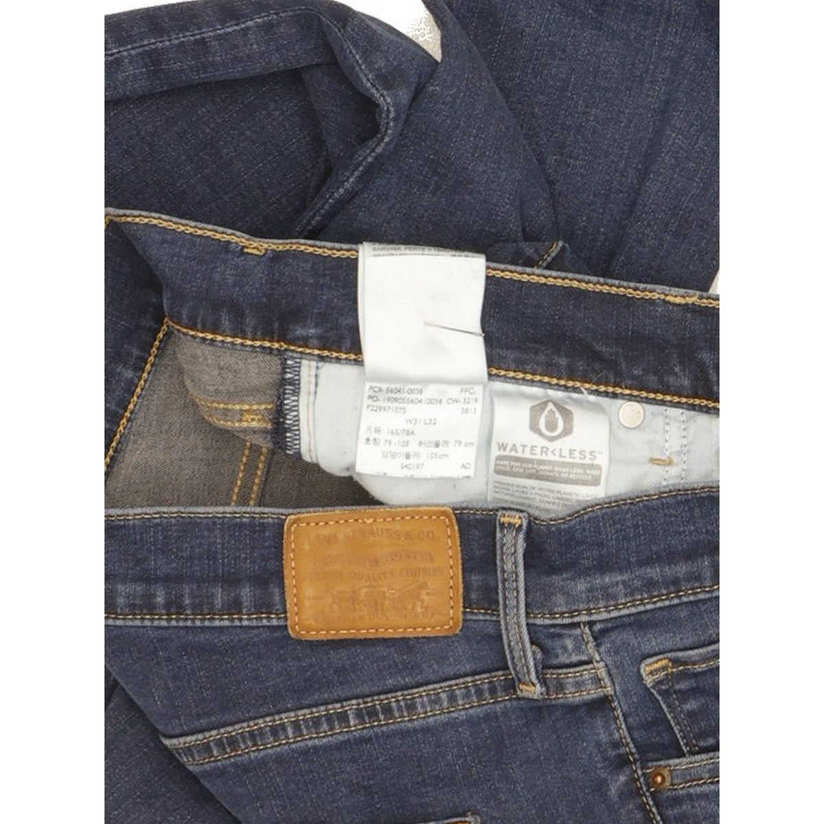 Levi's 310 Shaping Women Blue Straight Slim Stretch Jeans W31 L32