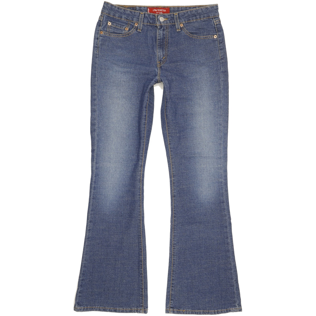 Levi's 519 Women Blue Flared Slim Stretch Jeans W28 L31