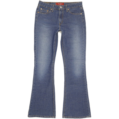 Levi's 519 Women Blue Flared Slim Stretch Jeans W28 L31