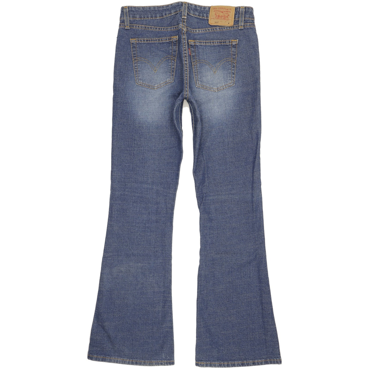 Levi's 519 Women Blue Flared Slim Stretch Jeans W28 L31
