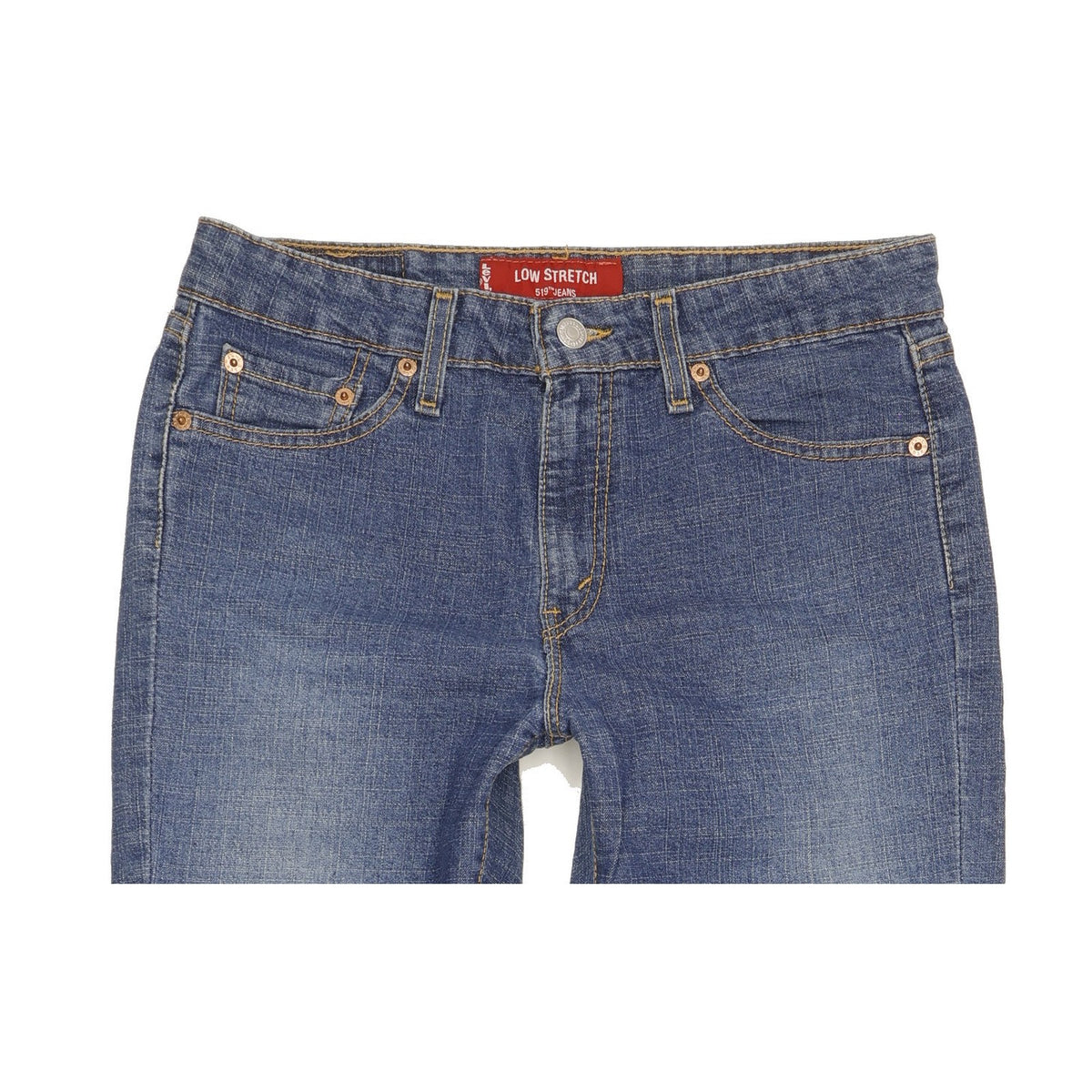 Levi's 519 Women Blue Flared Slim Stretch Jeans W28 L31