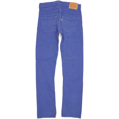 Levi's 511 Kids Blue Straight Slim Stretch Jeans W28 L29