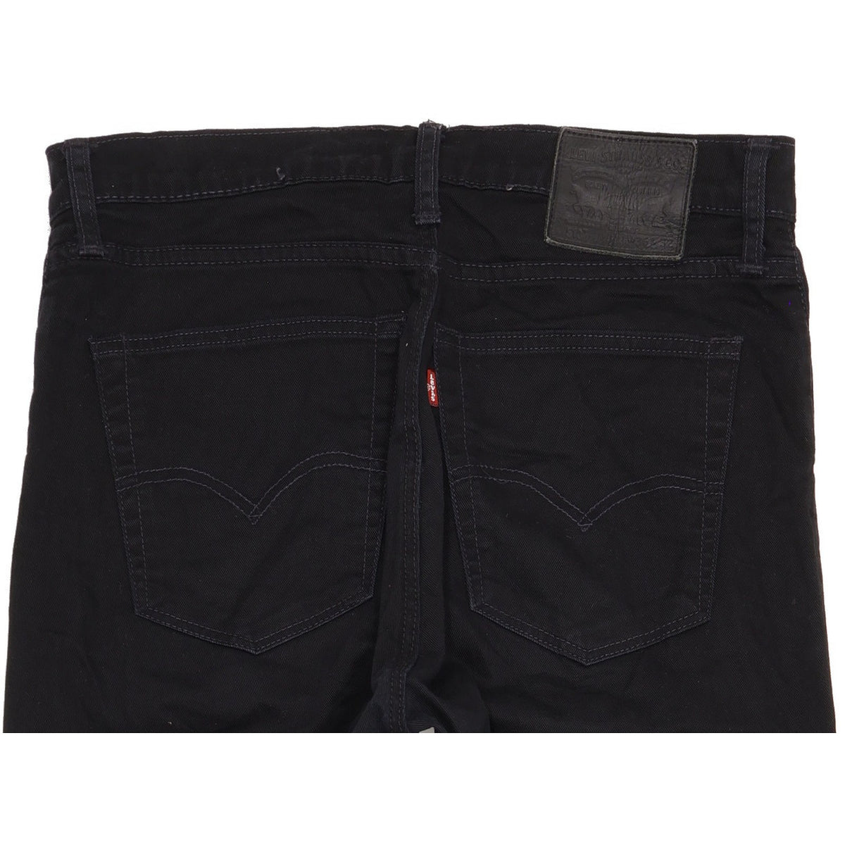 Levi's 510 Men Black Skinny Slim Stretch Jeans W35 L30
