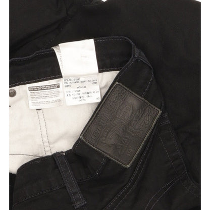 Levi's 510 Men Black Skinny Slim Stretch Jeans W35 L30