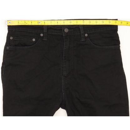 Levi's 510 Men Black Skinny Slim Stretch Jeans W35 L30