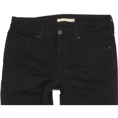 Levi's 721 Women Black Skinny Slim Stretch Jeans W29 L33