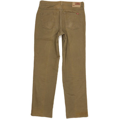 Mustang Nevada Men Green Straight Regular Stretch Jeans W32 L32
