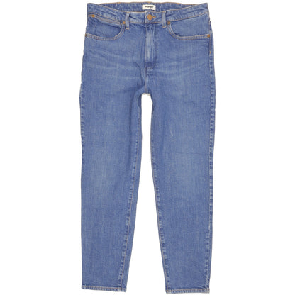 Wrangler Blue Skinny Slim Boyfriend Stretch Jeans High Waisted W28 L26