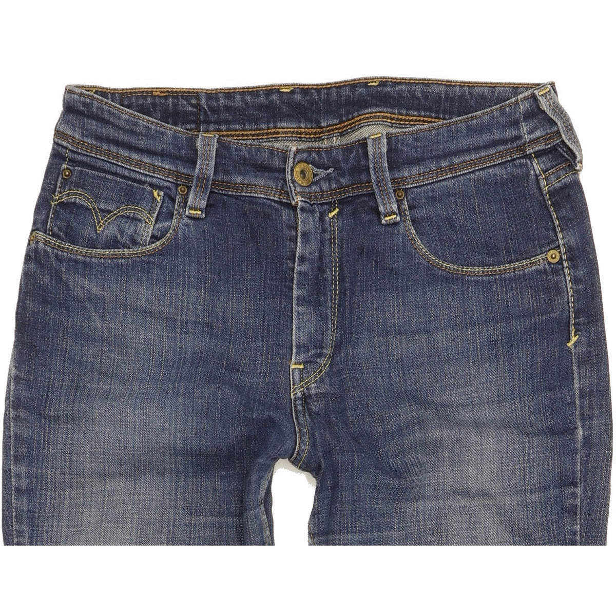 Levi's 628 Women Blue Straight Slim Stretch Jeans W30 L29