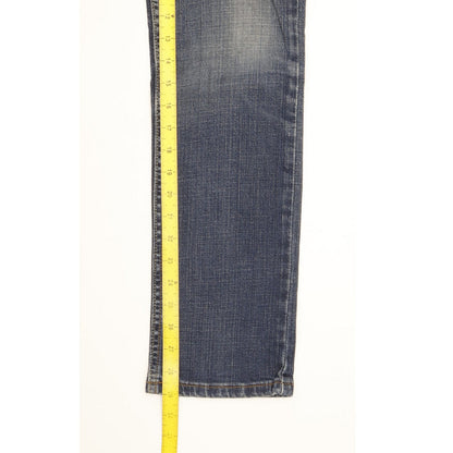Levi's 628 Women Blue Straight Slim Stretch Jeans W30 L29