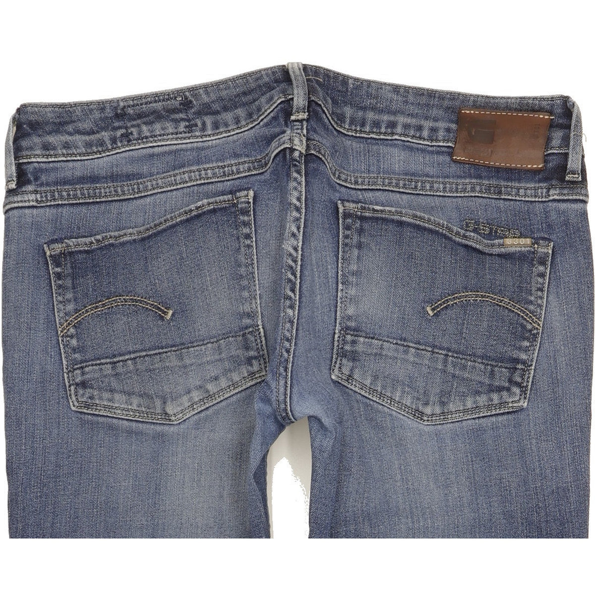 G-Star Women Blue Straight Slim Jeans W30 L28