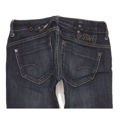 G-Star Midge Women Navy Straight Slim Stretch Jeans W27 L32