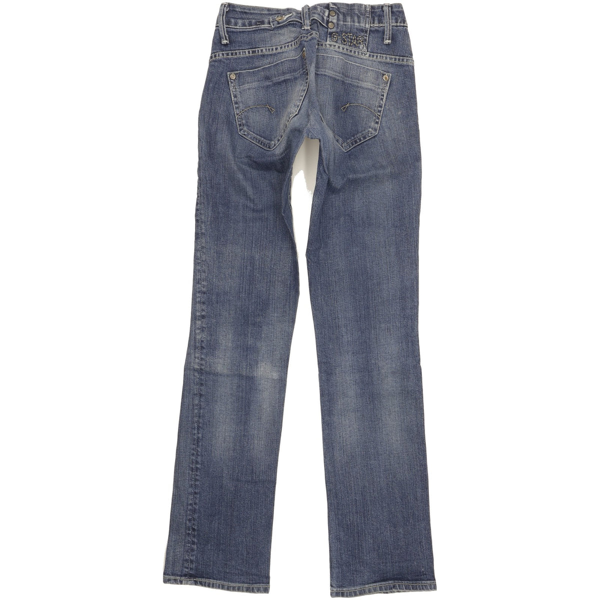 G-Star Women Blue Straight Slim Stretch Jeans W24 L32