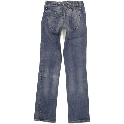 G-Star Women Blue Straight Slim Stretch Jeans W24 L32