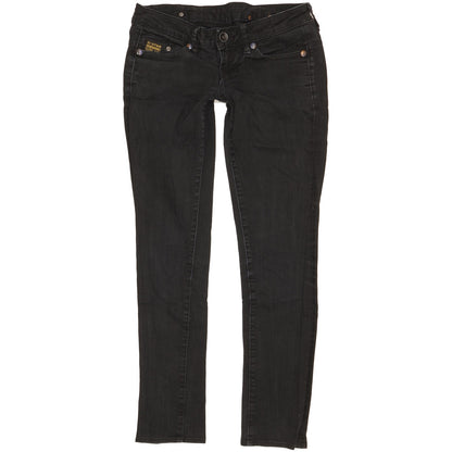 G-Star Women Black Skinny Slim Stretch Jeans W26 L29
