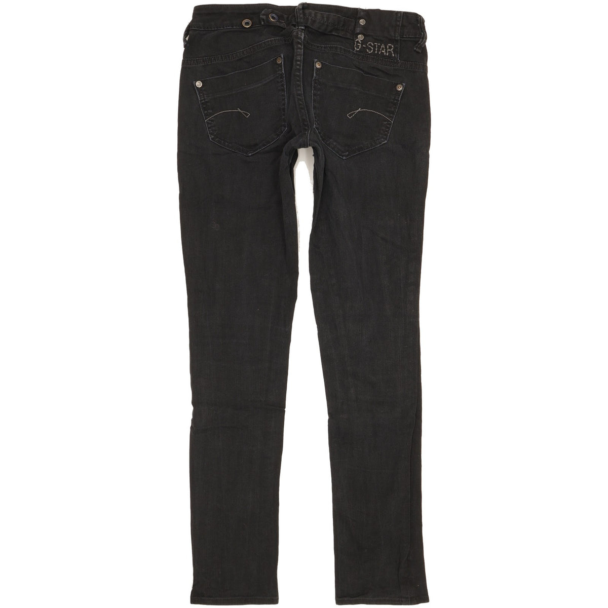 G-Star Women Black Skinny Slim Stretch Jeans W26 L29
