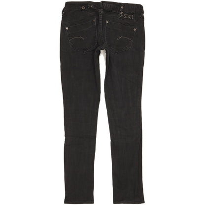 G-Star Women Black Skinny Slim Stretch Jeans W26 L29
