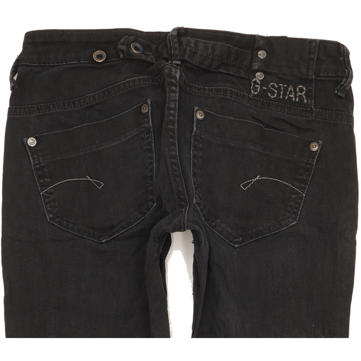 G-Star Women Black Skinny Slim Stretch Jeans W26 L29