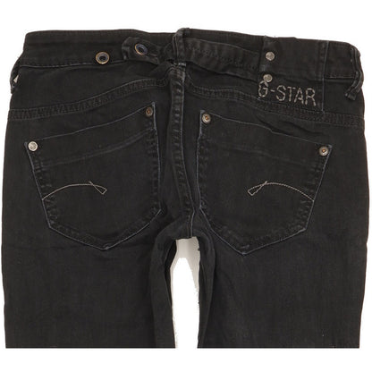 G-Star Women Black Skinny Slim Stretch Jeans W26 L29