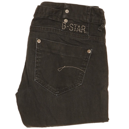 G-Star Women Black Skinny Slim Stretch Jeans W26 L29