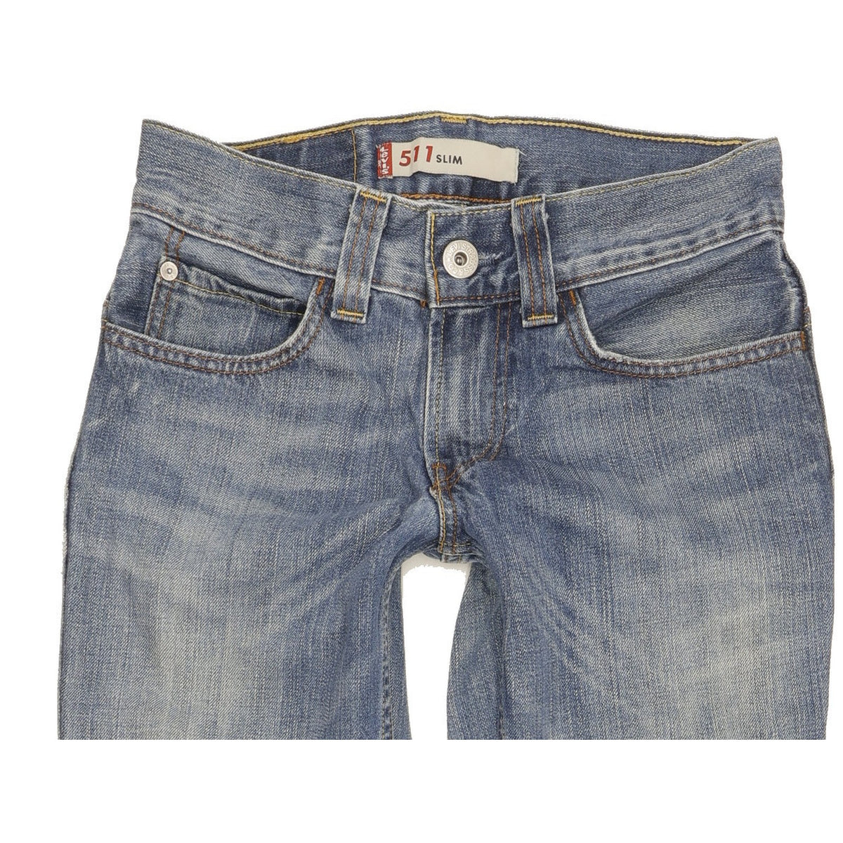 Levi's 511 Women Blue Straight Slim Jeans W28 L31