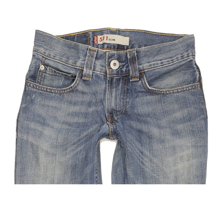 Levi's 511 Women Blue Straight Slim Jeans W28 L31