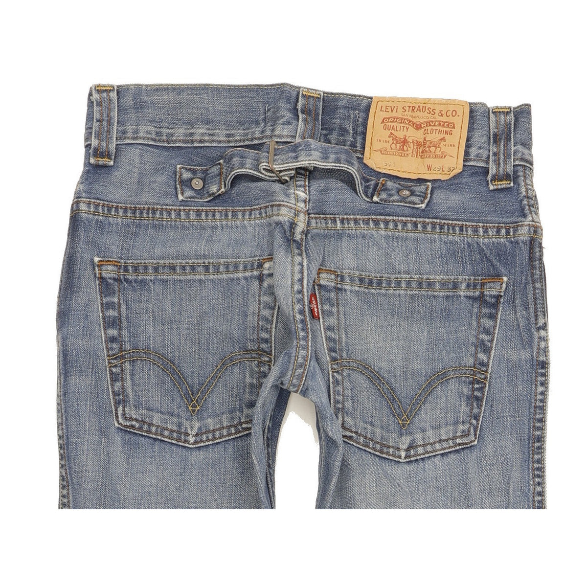 Levi's 511 Women Blue Straight Slim Jeans W28 L31