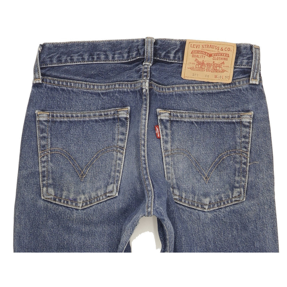 Levi's 581 Men Blue Straight Regular Jeans W28 L31
