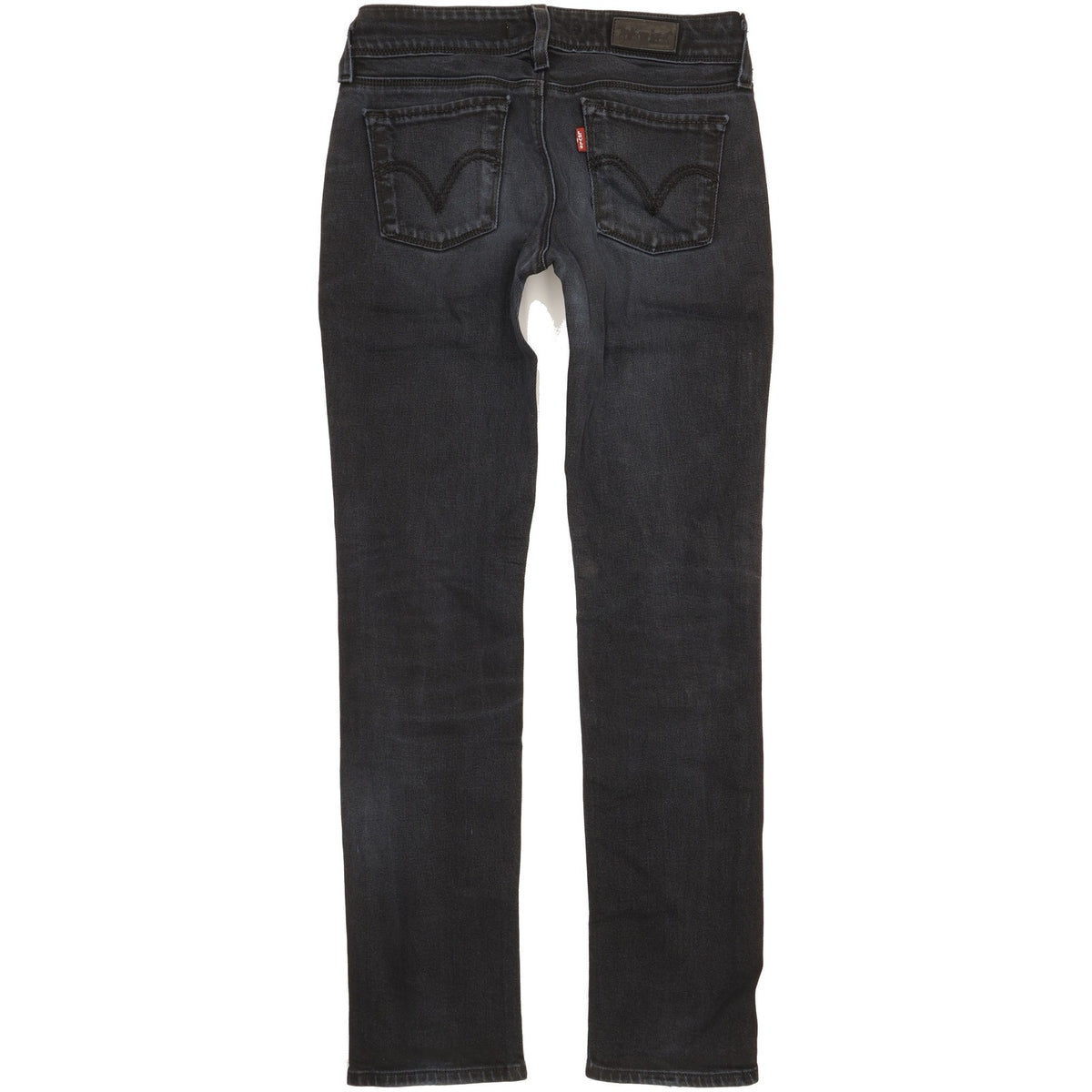 Levi's 571 Women Black Straight Slim Stretch Jeans W29 L31