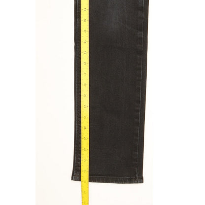 Levi's 571 Women Black Straight Slim Stretch Jeans W29 L31