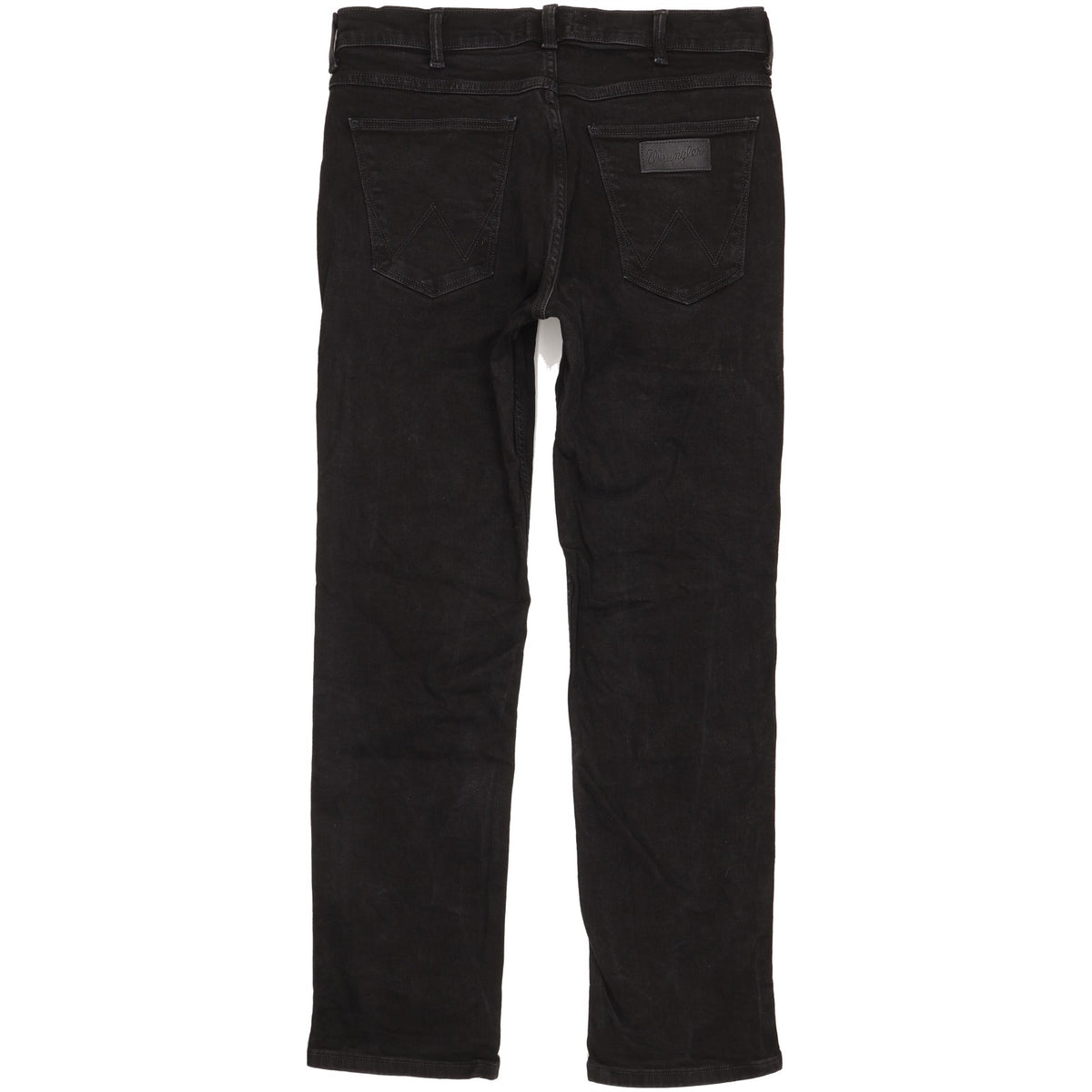 Wrangler Greensboro Men Black Straight Regular Stretch Jeans W33 L32