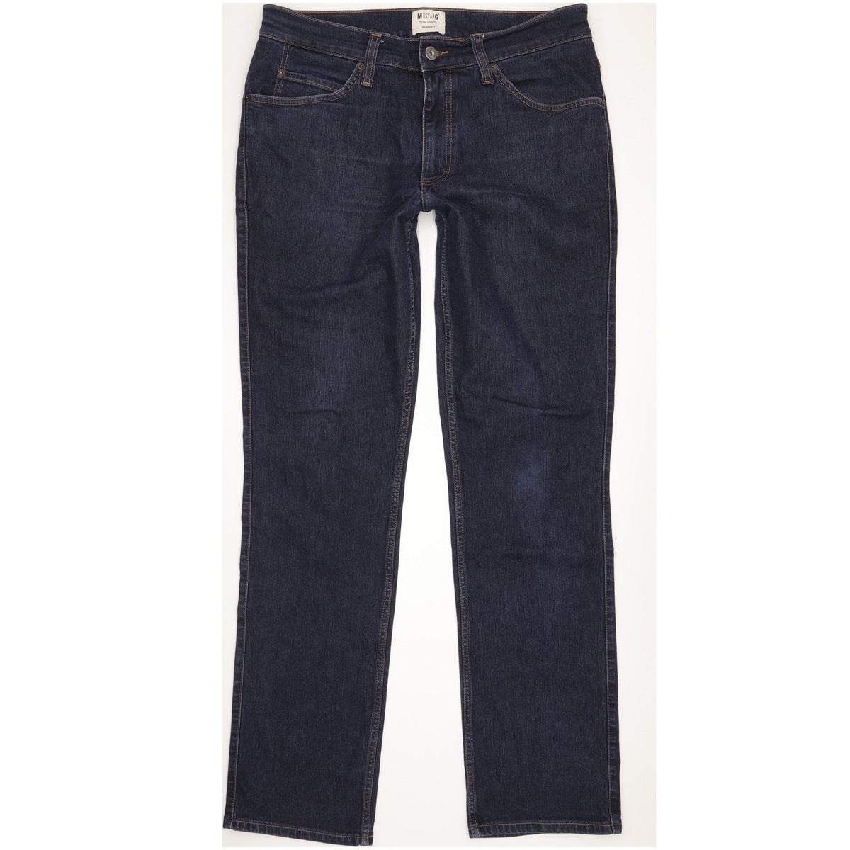 Mustang Tramper Men Blue Straight Regular Stretch Jeans W34 L34