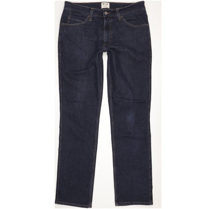 Mustang Tramper Men Blue Straight Regular Stretch Jeans W34 L34