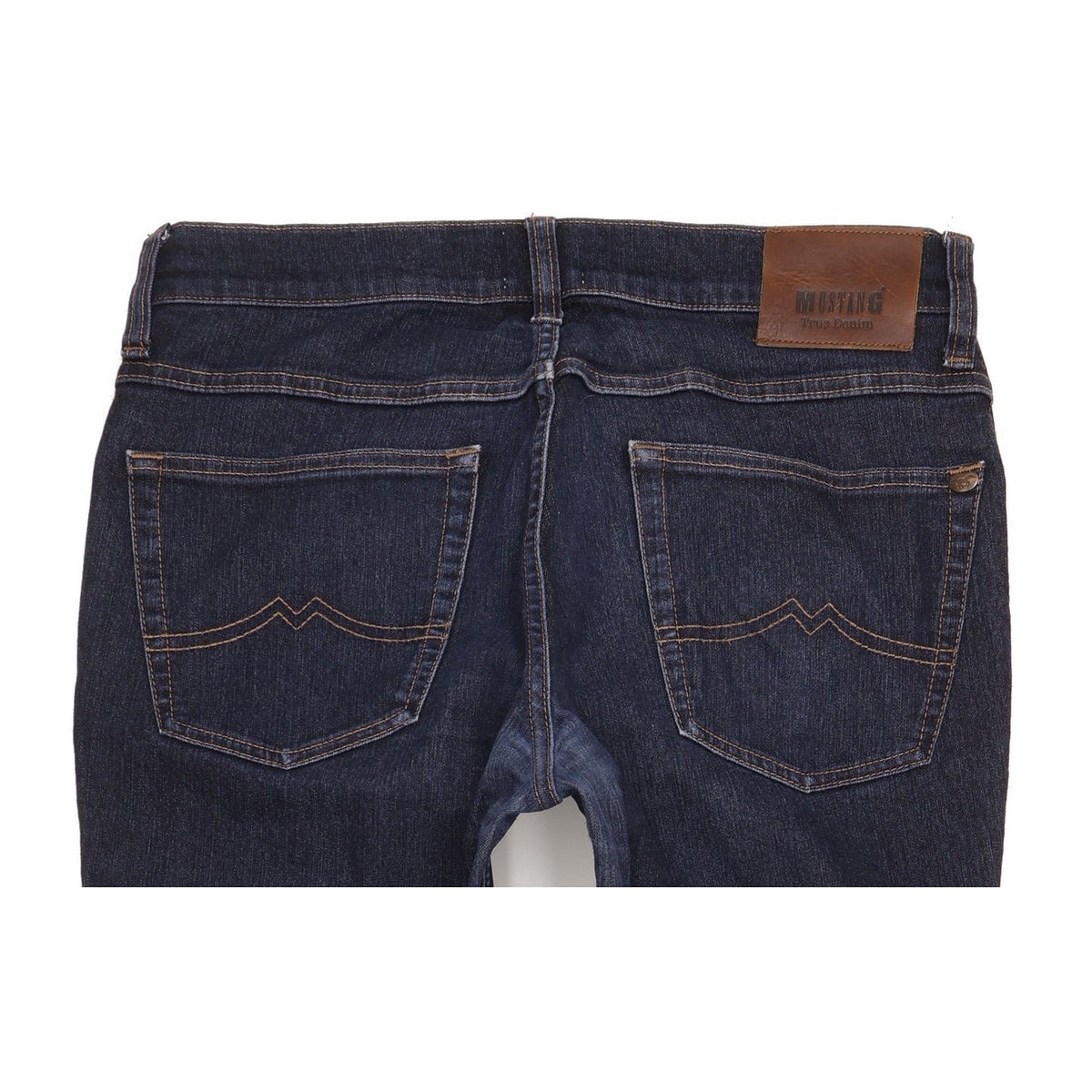 Mustang Tramper Men Blue Straight Regular Stretch Jeans W34 L34