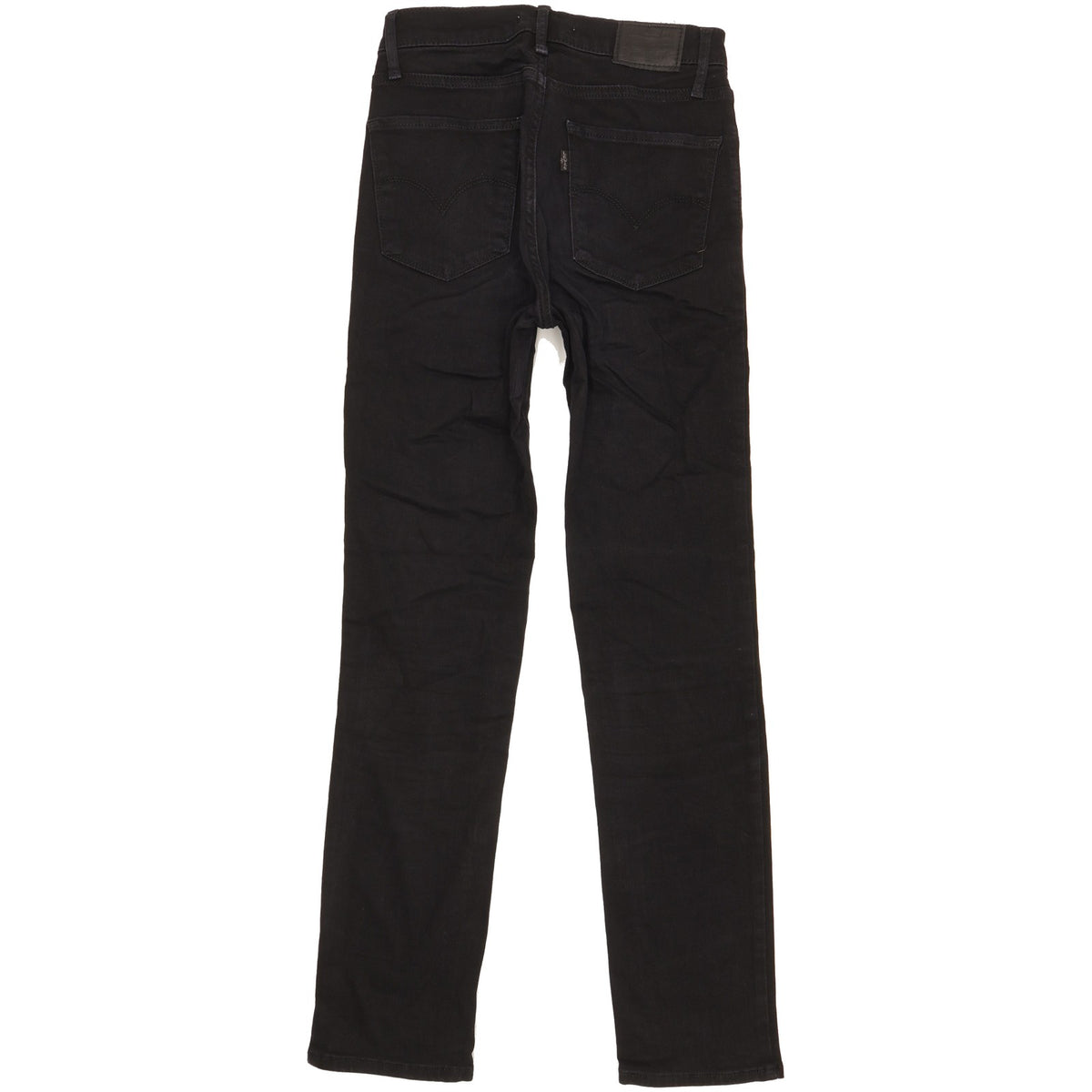 Levi's 724 Women Black Straight Slim Stretch Jeans W26 L29