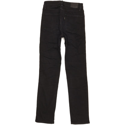 Levi's 724 Women Black Straight Slim Stretch Jeans W26 L29