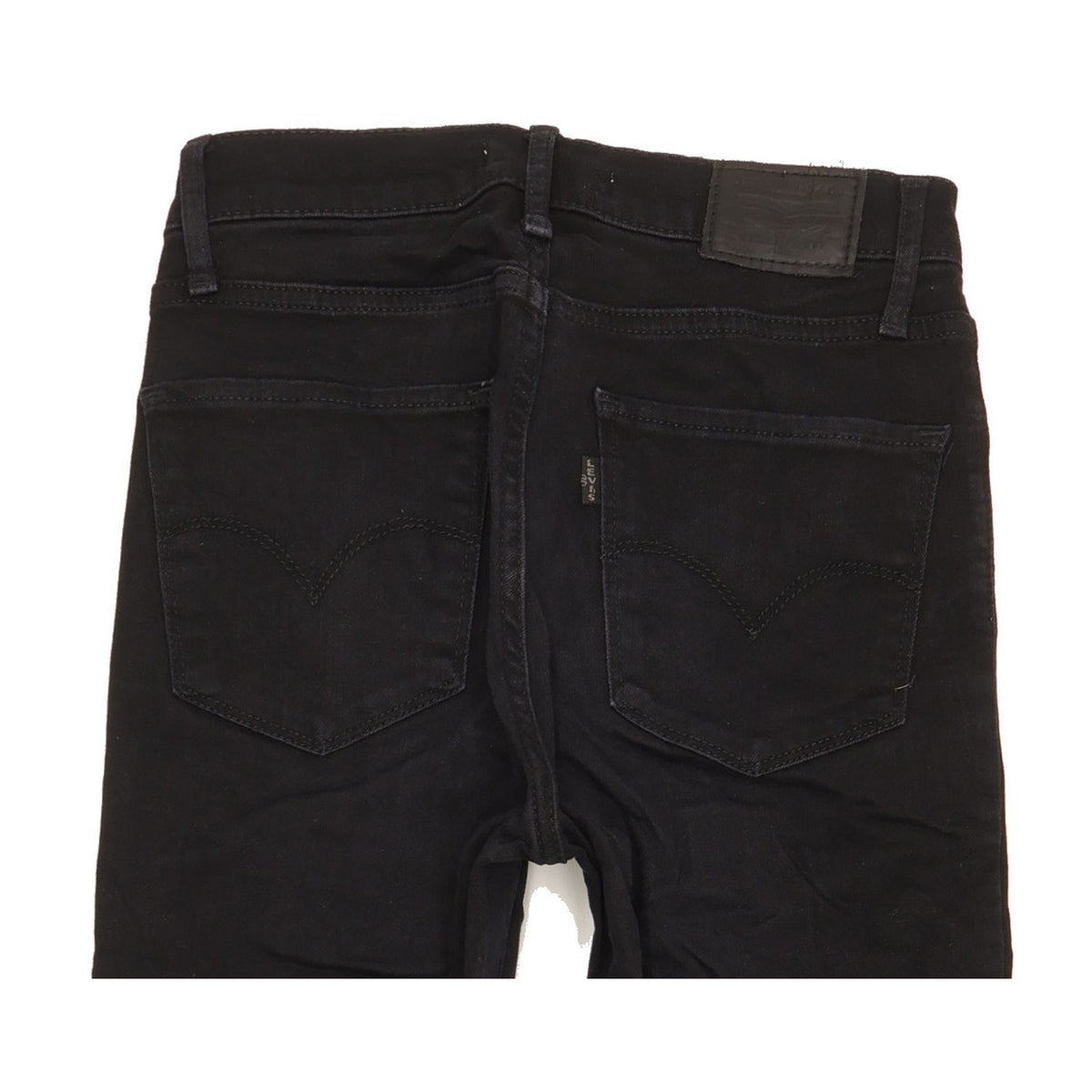 Levi's 724 Women Black Straight Slim Stretch Jeans W26 L29